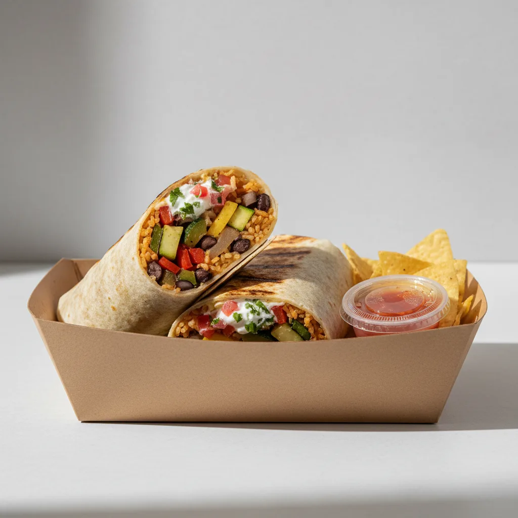 Grilled Vegetables Burrito Box