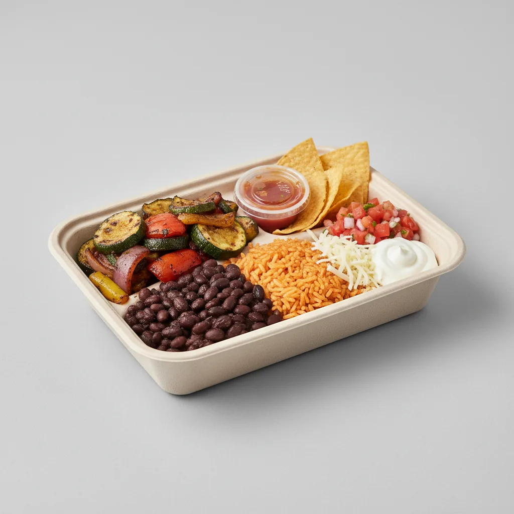 Grilled Vegetables Burrito Bowl Box