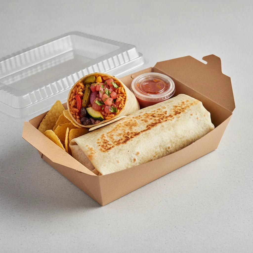 Vegan Grilled Vegetables Burrito Box