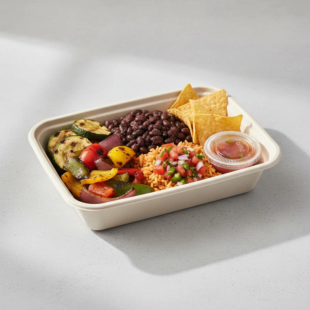 Vegan Grilled Vegetables Burrito Bowl Box