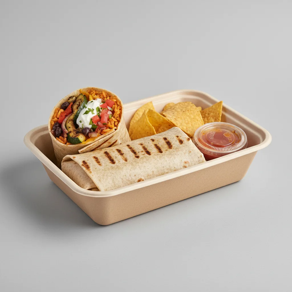 GF Grilled Vegetables Burrito Box