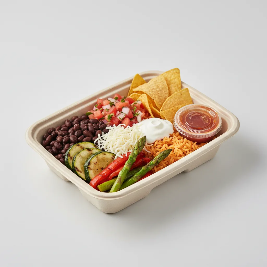GF Grilled Vegetables Burrito Bowl Box