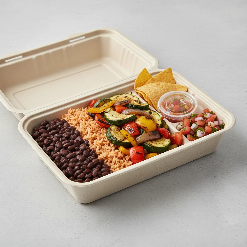GF Vegan Grilled Vegetables Burrito Bowl Box