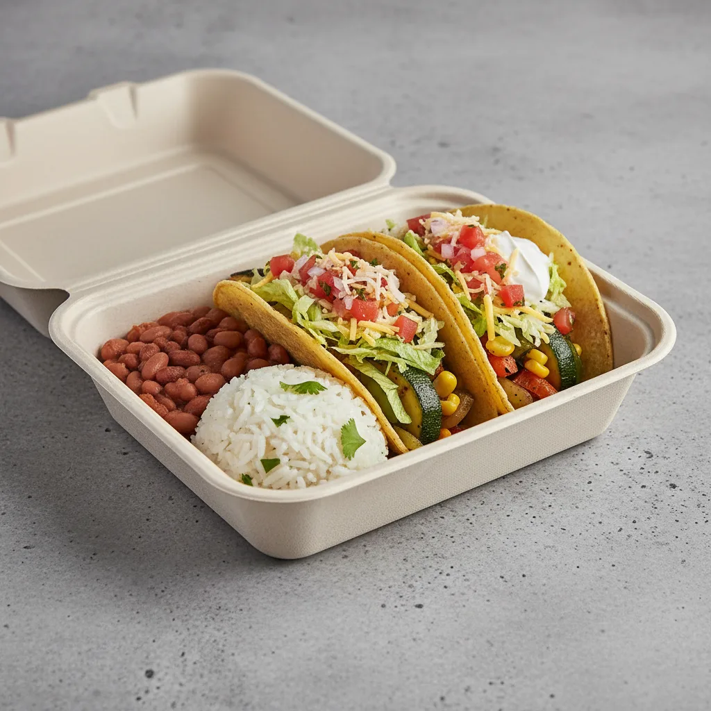 Grilled Vegetables Taco Box