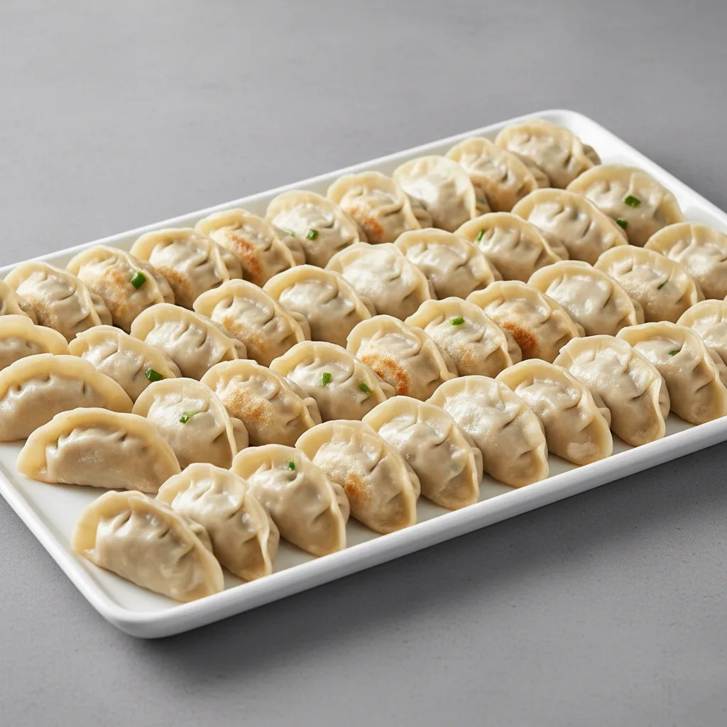 Dumplings Chicken and Scallion (half Tray) Dumplings Chicken and Scallion (half Tray)