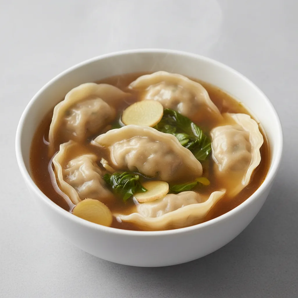 Classic Dumpling Bok Choy Ginger Soup Classic Dumpling Bok Choy Ginger Soup