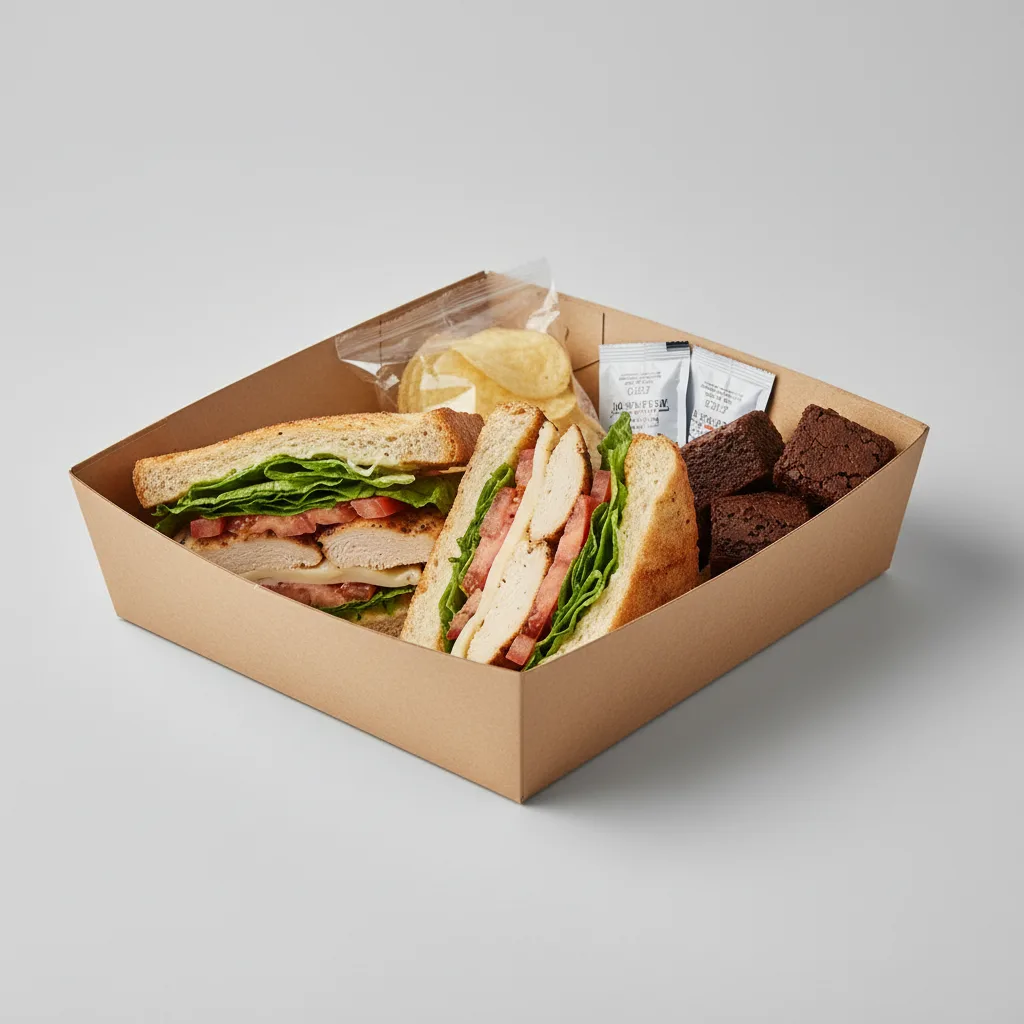 Chicken Sandwich Boxed Lunch - Provolone Cheese Chicken Sandwich Boxed Lunch - Provolone Cheese