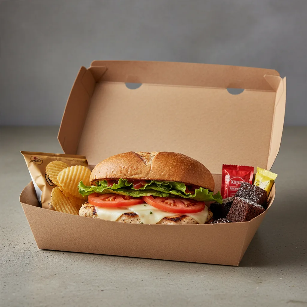 Chicken Sandwich Boxed Lunch - Pepper Jack Cheese Chicken Sandwich Boxed Lunch - Pepper Jack Cheese