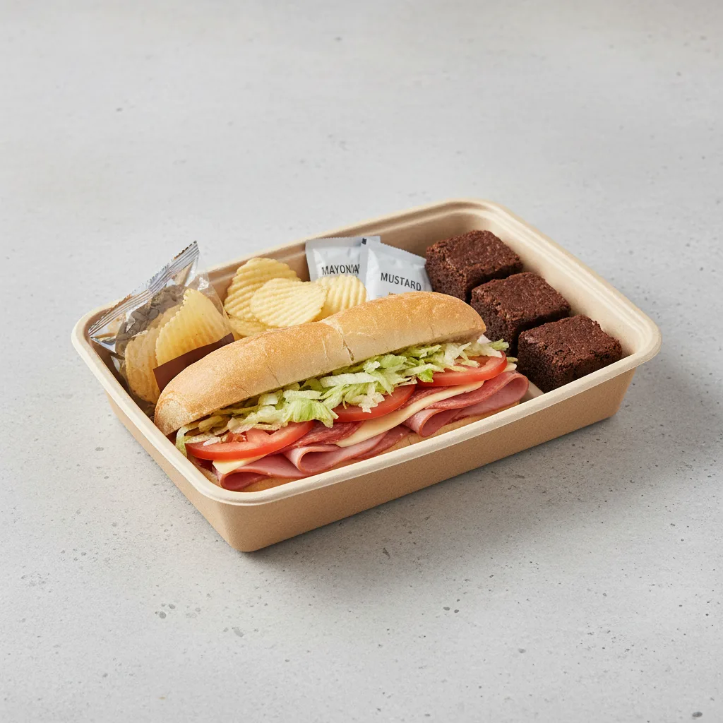 Old Italian Sandwich Boxed Lunch - American Cheese Old Italian Sandwich Boxed Lunch - American Cheese