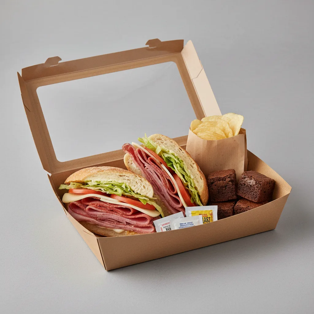 Old Italian Sandwich Boxed Lunch - Provolone Cheese Old Italian Sandwich Boxed Lunch - Provolone Cheese