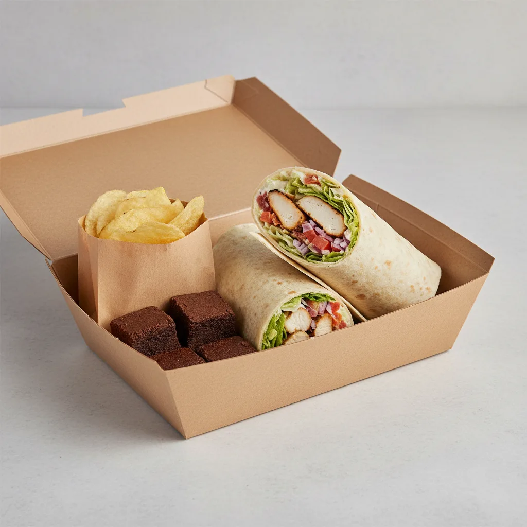 Chicken Bacon Ranch Wrap Boxed Lunch Chicken Bacon Ranch Wrap Boxed Lunch