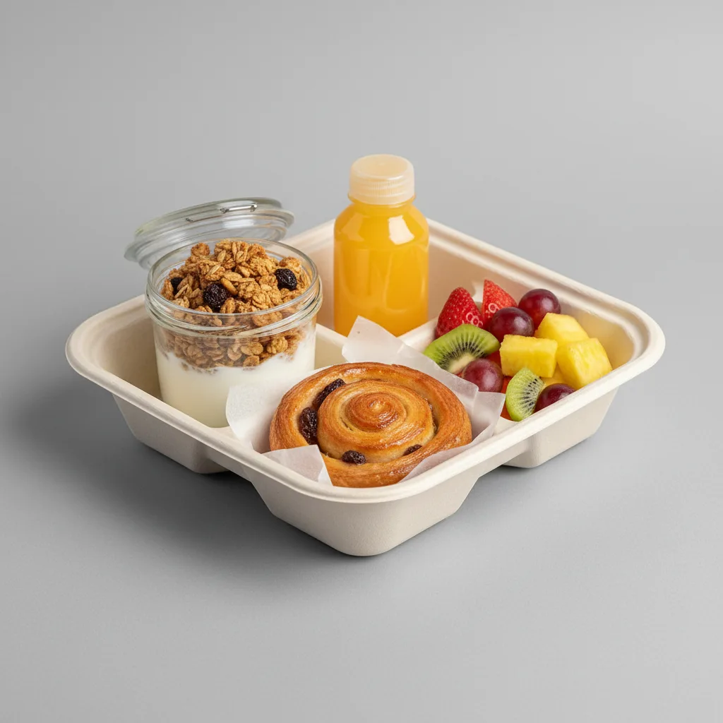 The Breakfast Box — Eli's Granola with Yogurt, Raisin Danish, Orange Juice