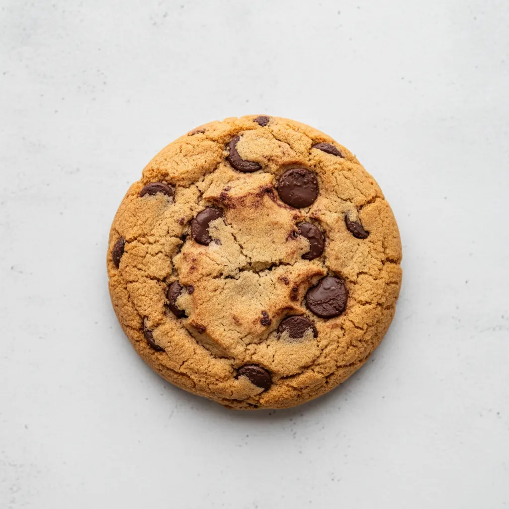 Freshly Baked Chocolate Chip Cookie