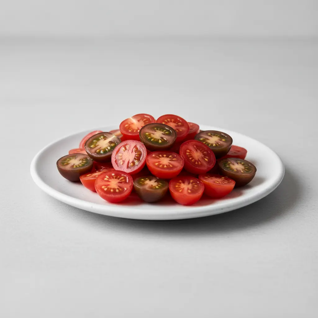 Sliced Grape Tomatoes
