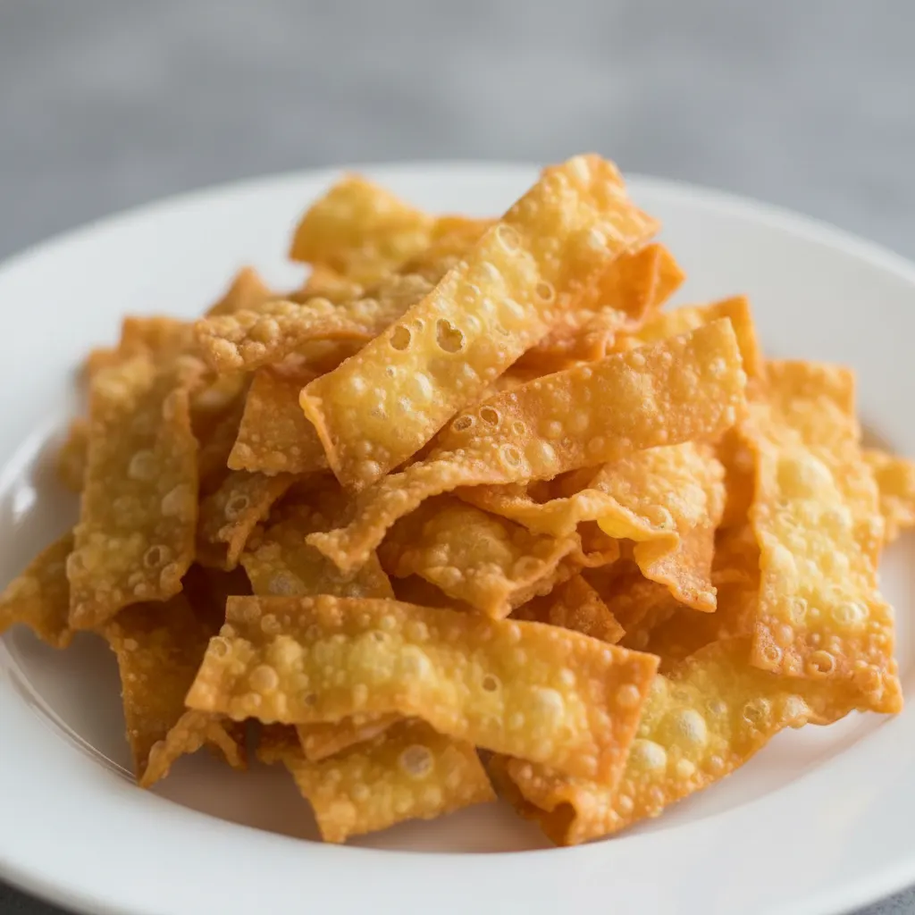 Crunchy Wonton Strips Crunchy Wonton Strips
