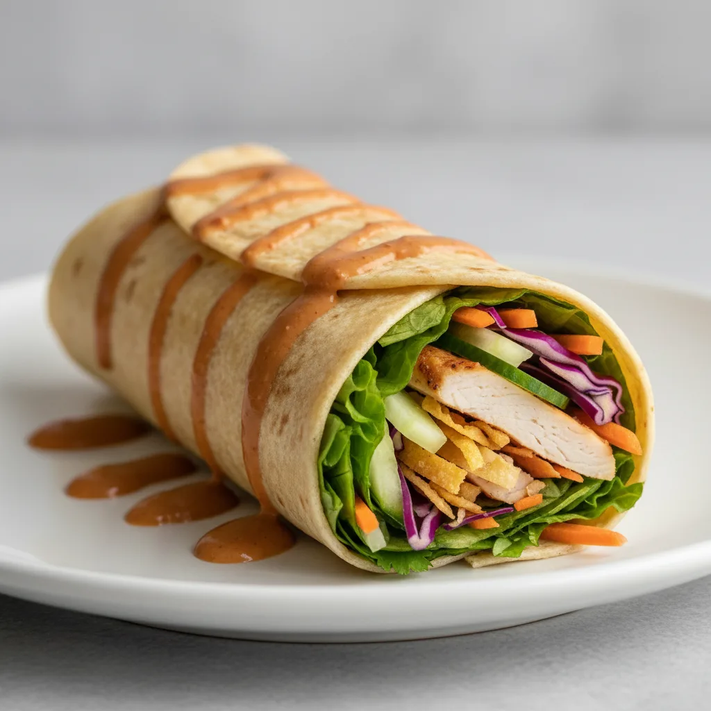 Thai Chicken Crunch Wrap Thai Chicken Crunch Wrap