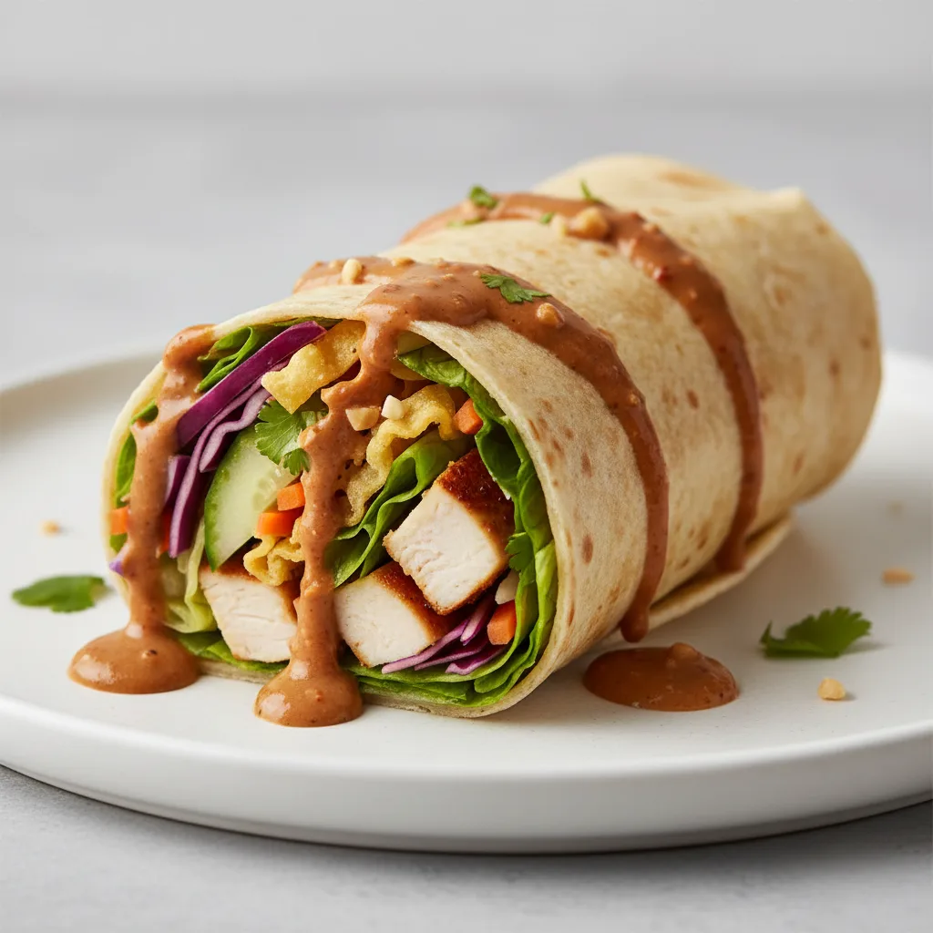 Thai Chicken Crunch Wrap Thai Chicken Crunch Wrap