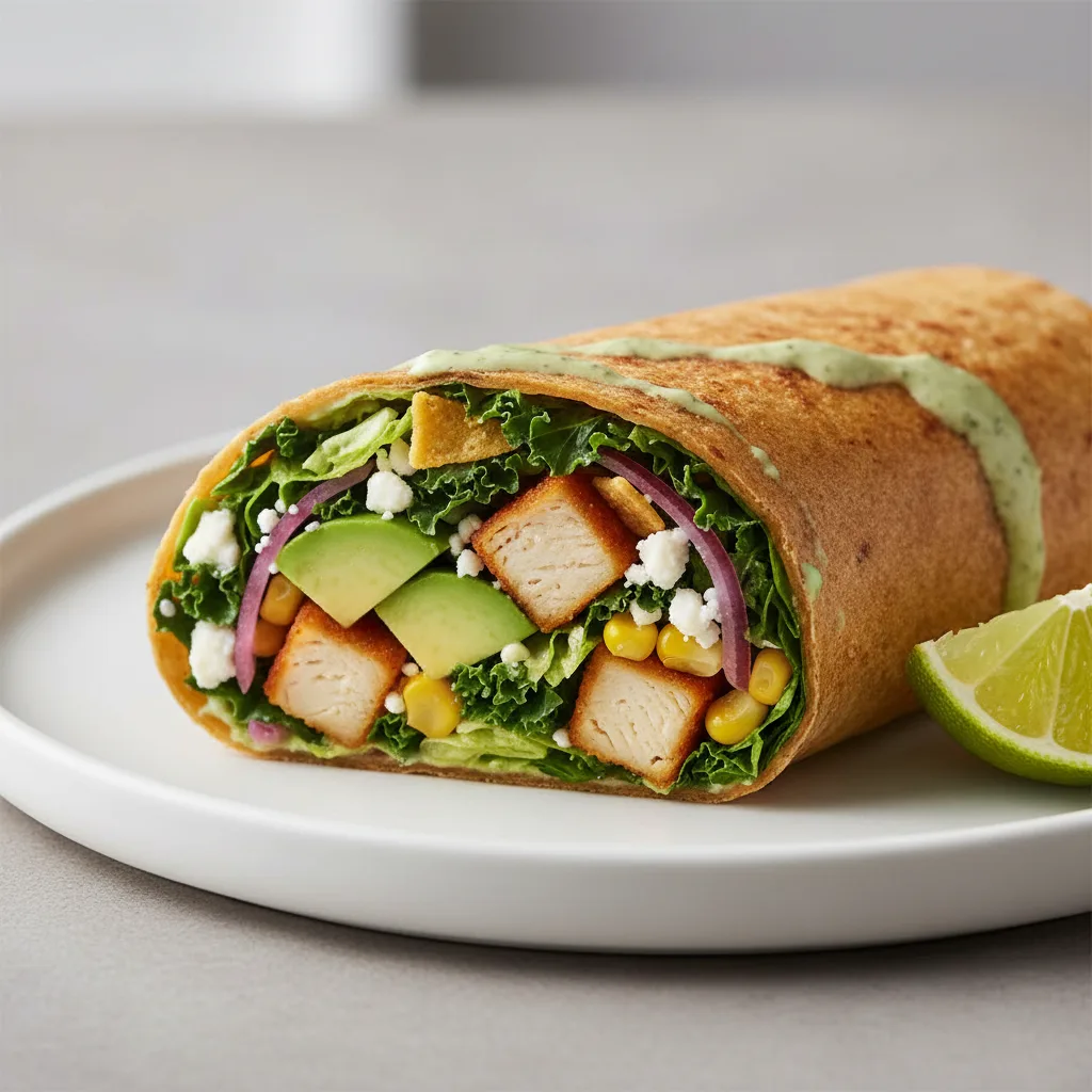 Crispy Chicken Poblano Wrap Crispy Chicken Poblano Wrap