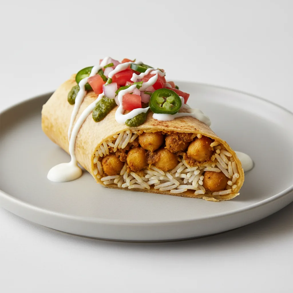 Vegetarian Burrito – “paharganj Ke Chole”