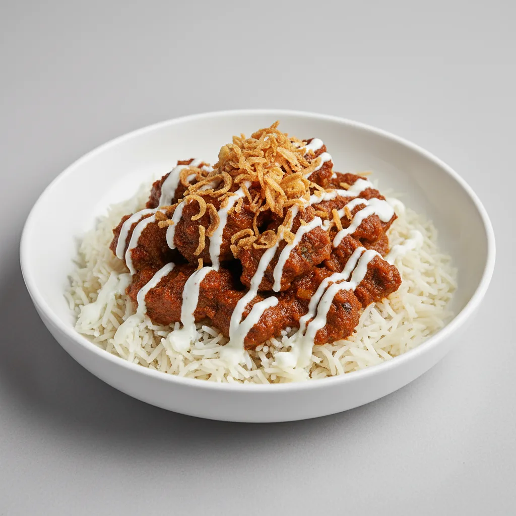 Hot Mess Vindaloo Lamb Bowl