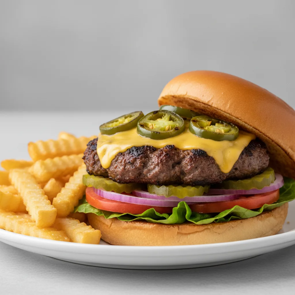 Smash Jalapeno Cheeseburger Smash Jalapeno Cheeseburger