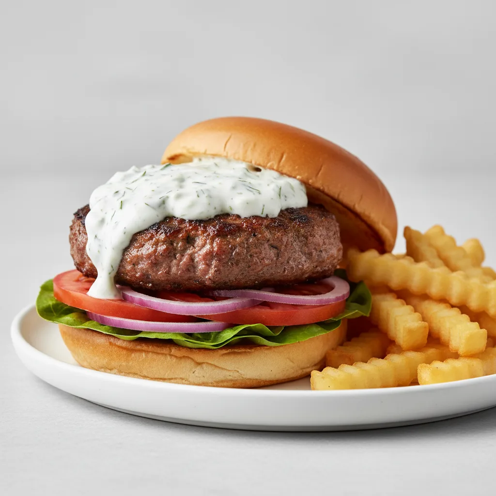 Smash Lamb Burger Smash Lamb Burger