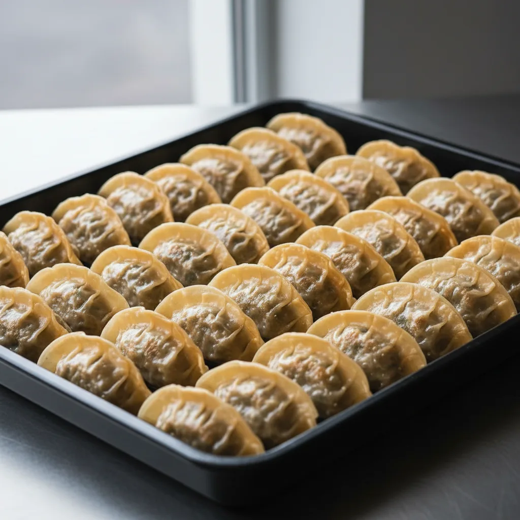 Dumplings Korean Bbq Ribeye (full Tray) Dumplings Korean Bbq Ribeye (full Tray)