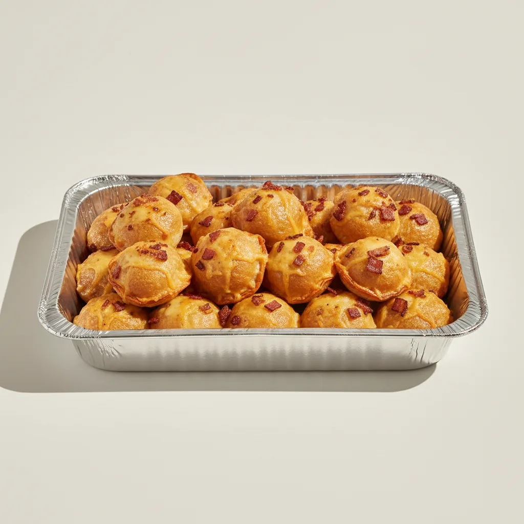 Dumplings Bacon Cheeseburger (full Tray) Dumplings Bacon Cheeseburger (full Tray)