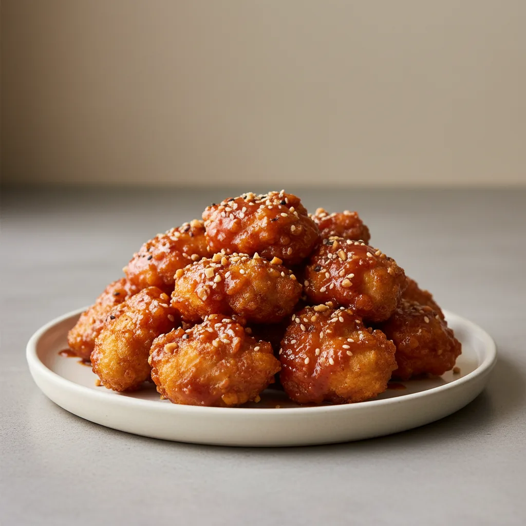 Crispy Tempura Chicken Bites — Korean Spice Crispy Tempura Chicken Bites — Korean Spice