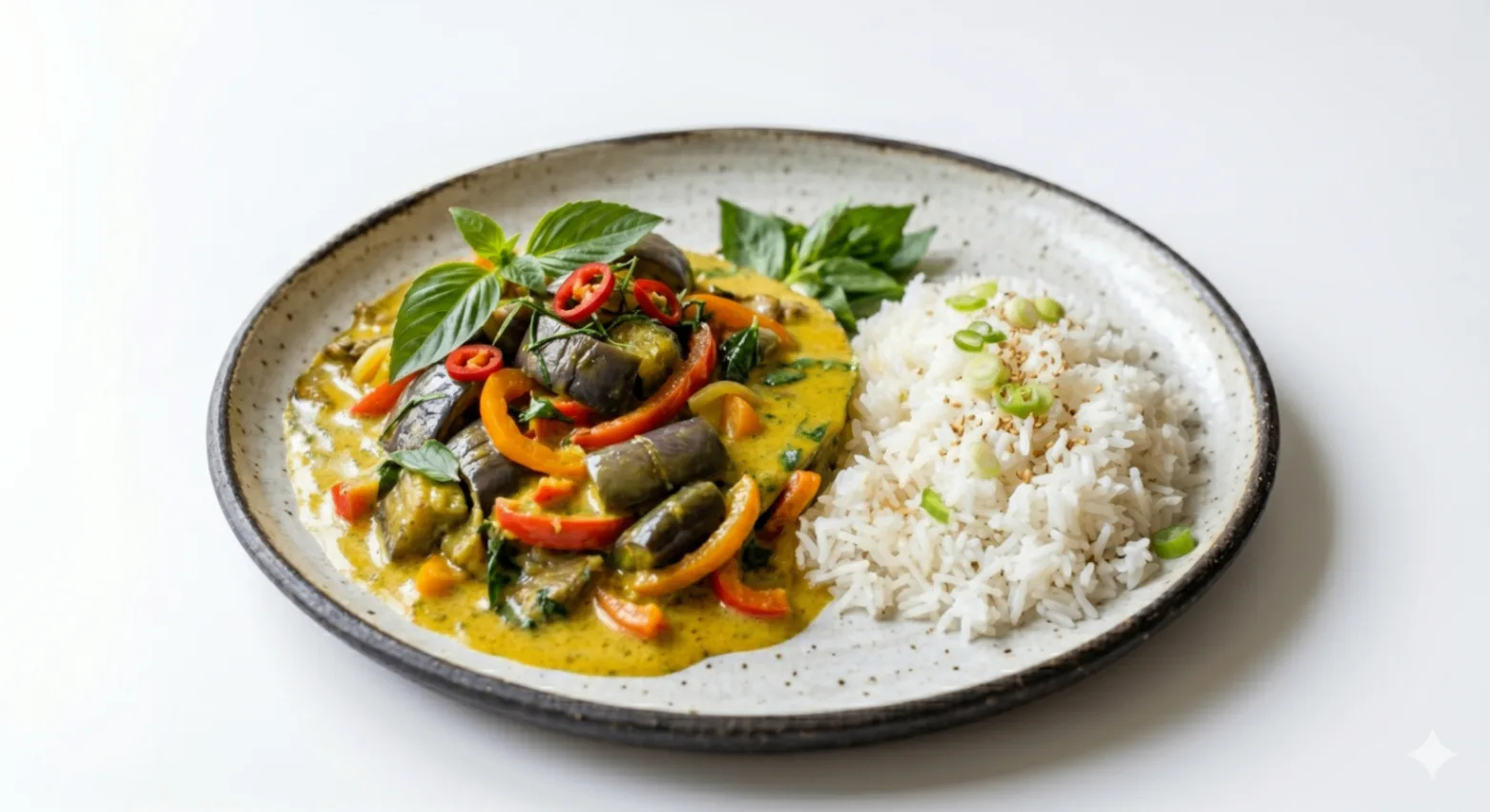 Yellow Curry with Eggplant