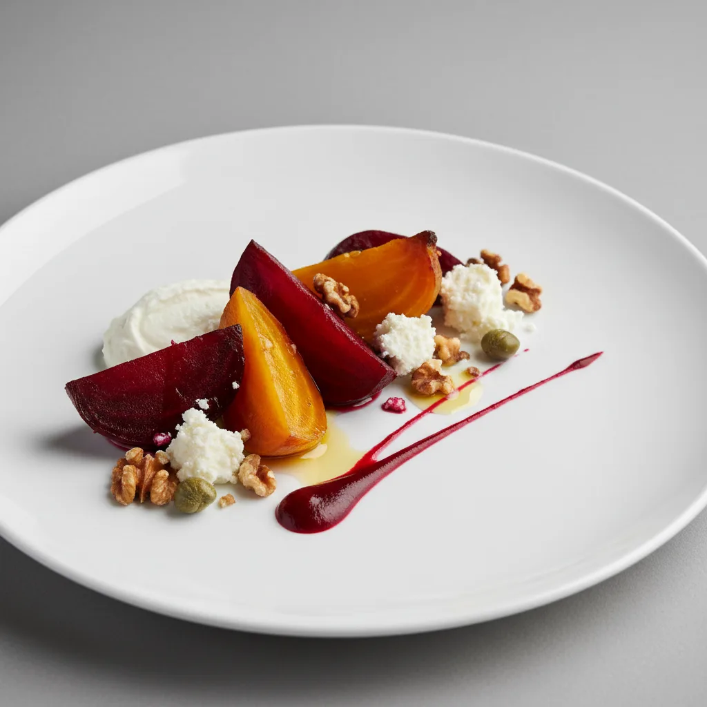 Deconstructed Roasted Beet Salad Deconstructed Roasted Beet Salad