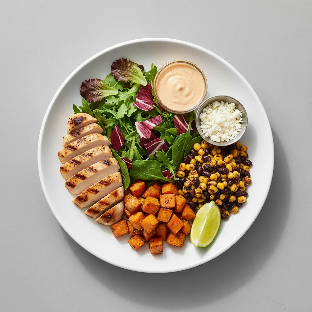 Deconstructed Sunset Fiesta Salad Deconstructed Sunset Fiesta Salad