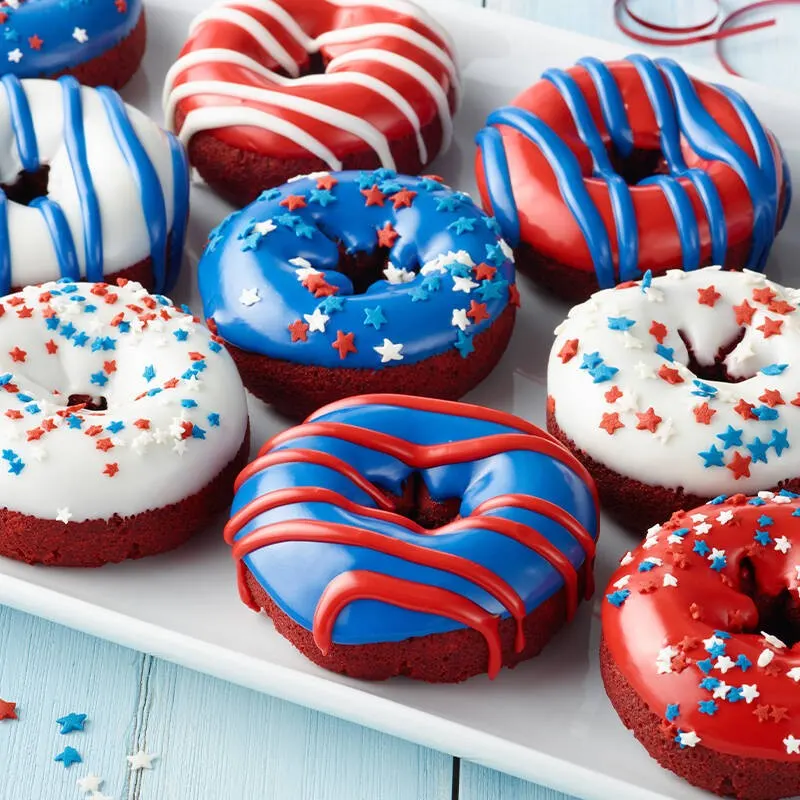 Memorial Day Theme Donuts
