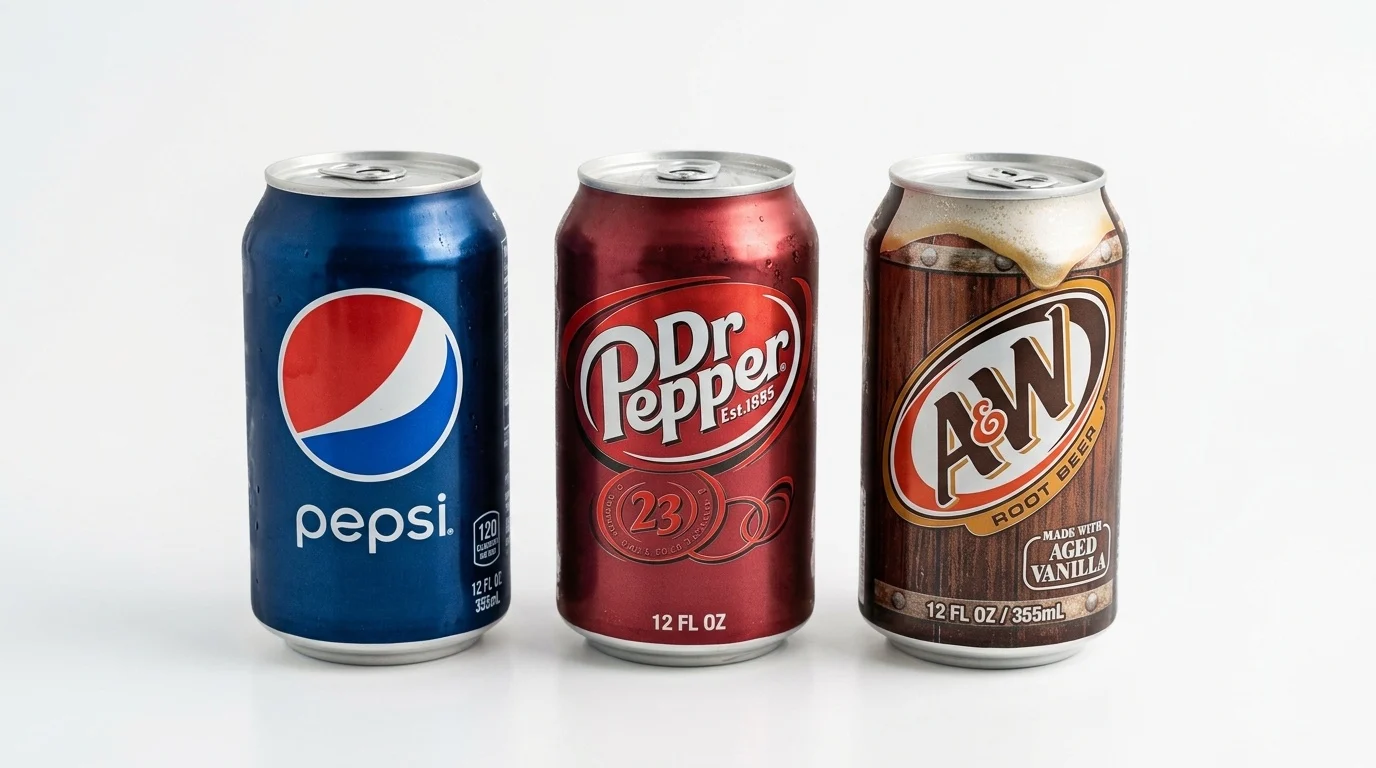 Assorted Individual Soda Cans (Assorted Regular Sodas)
