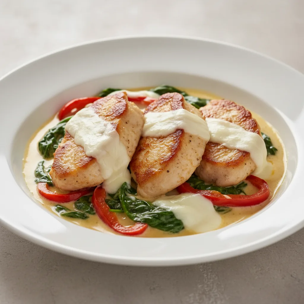 Chicken Florentine Medallions Chicken Florentine Medallions