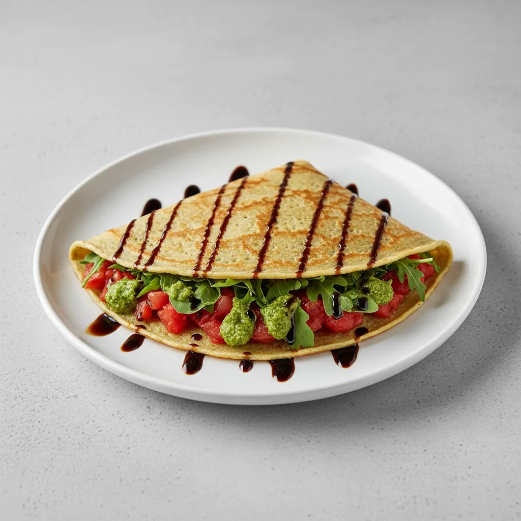 Dairy Free Italiana on Vegan Crepe Dairy Free Italiana on Vegan Crepe