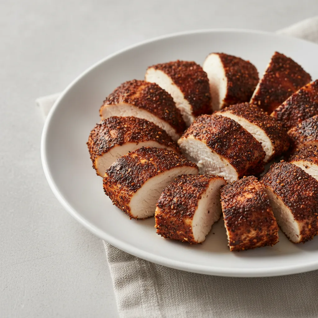 Blackened Chicken Medallions Blackened Chicken Medallions