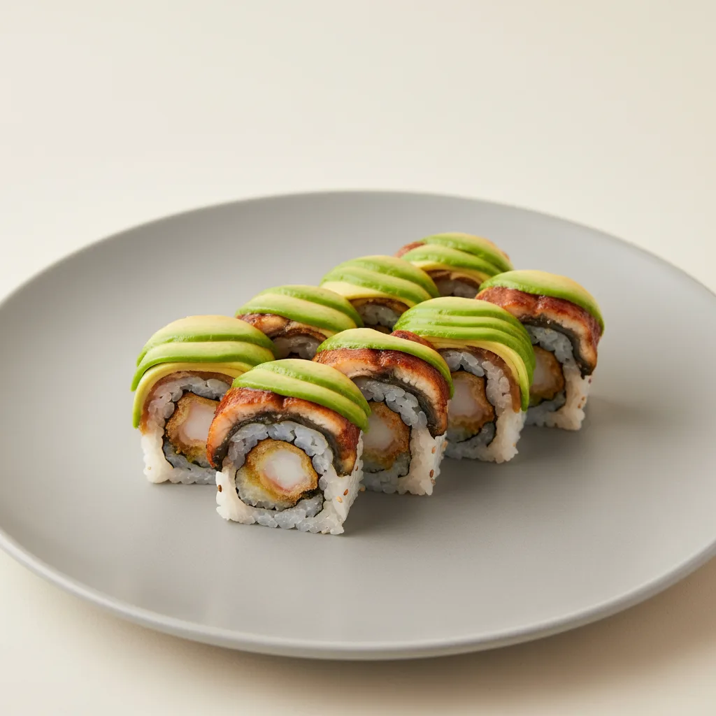 Shrimp Dragon Roll Shrimp Dragon Roll