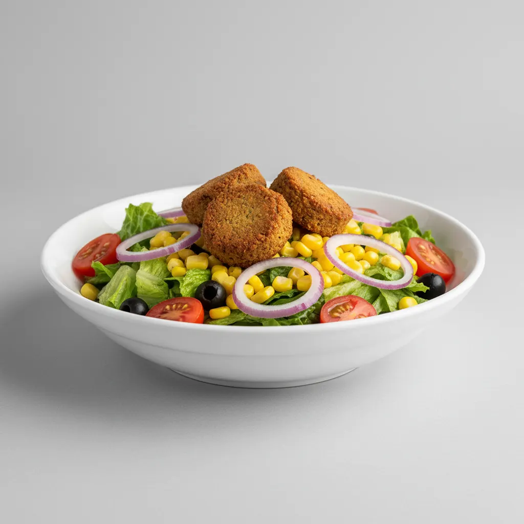 Vasco's Vegan Salad with Falafel Vasco's Vegan Salad with Falafel