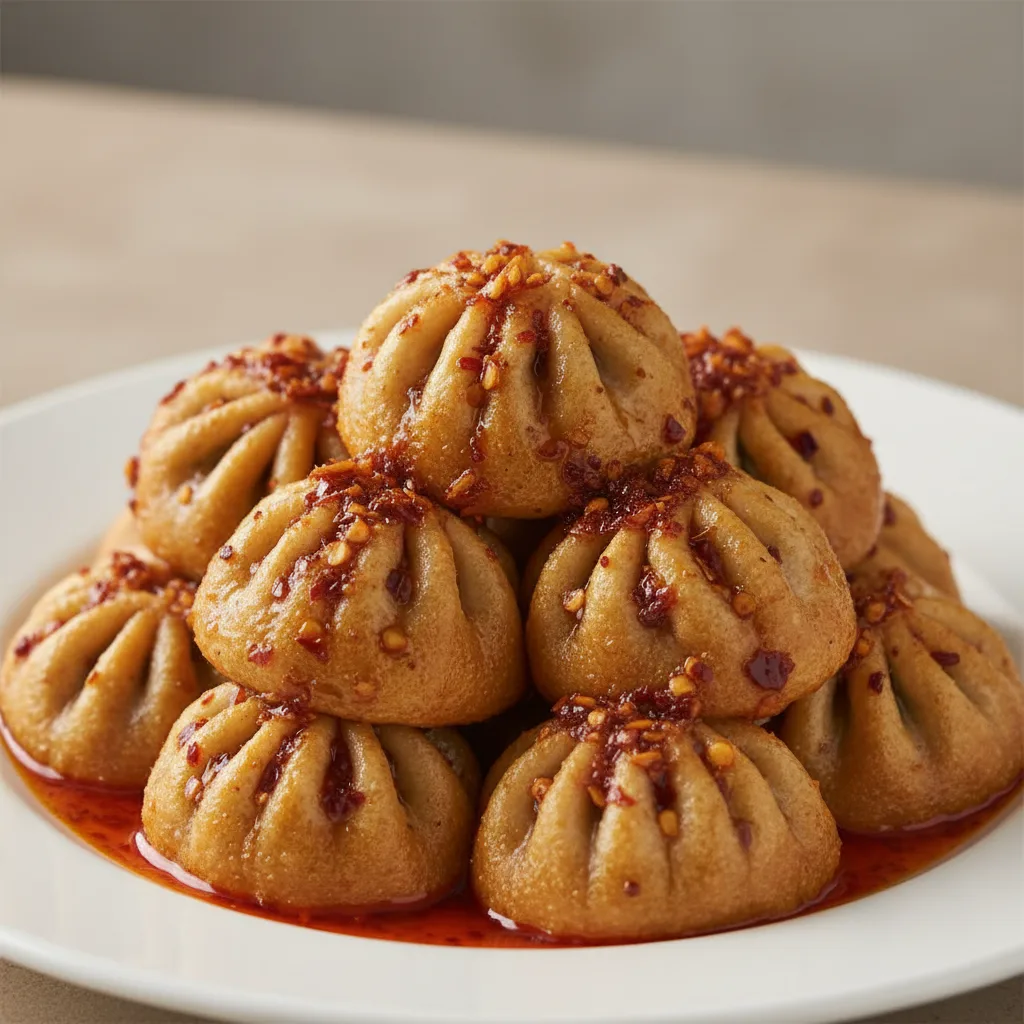 Dumplings Splashed with Oil (15 Pieces) Dumplings Splashed with Oil (15 Pieces)