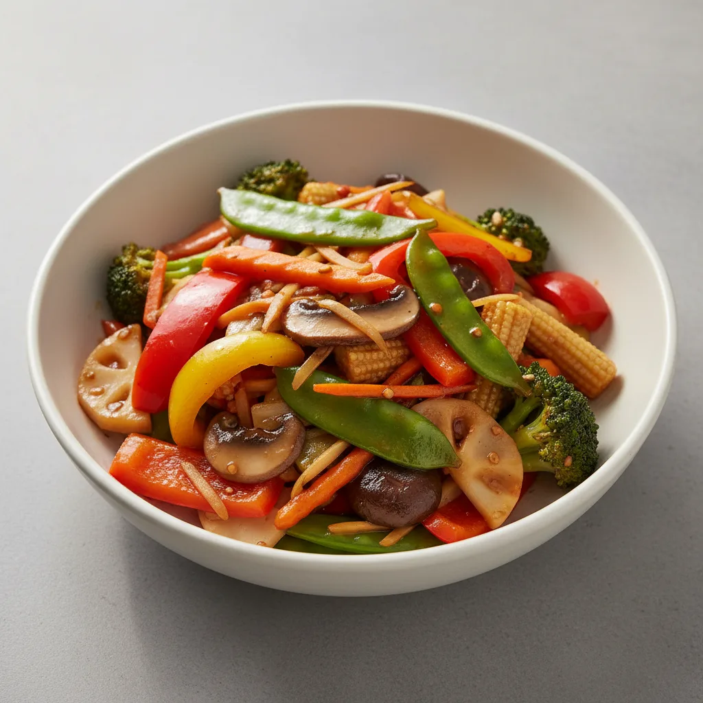 Fried Mixed Vegetables Fried Mixed Vegetables