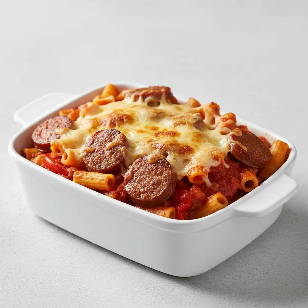Hot Italian Sausage Marinara Pasta Tray