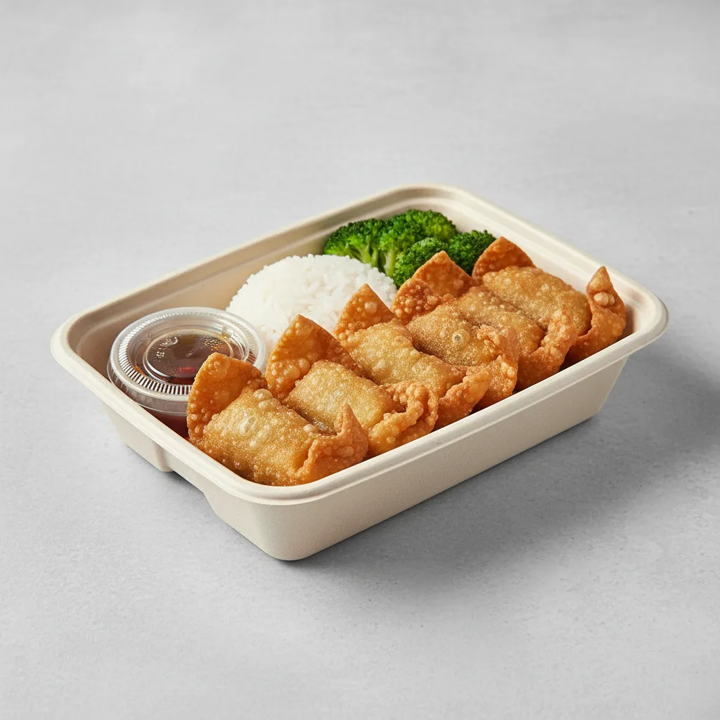 Fried Wonton Bento Fried Wonton Bento