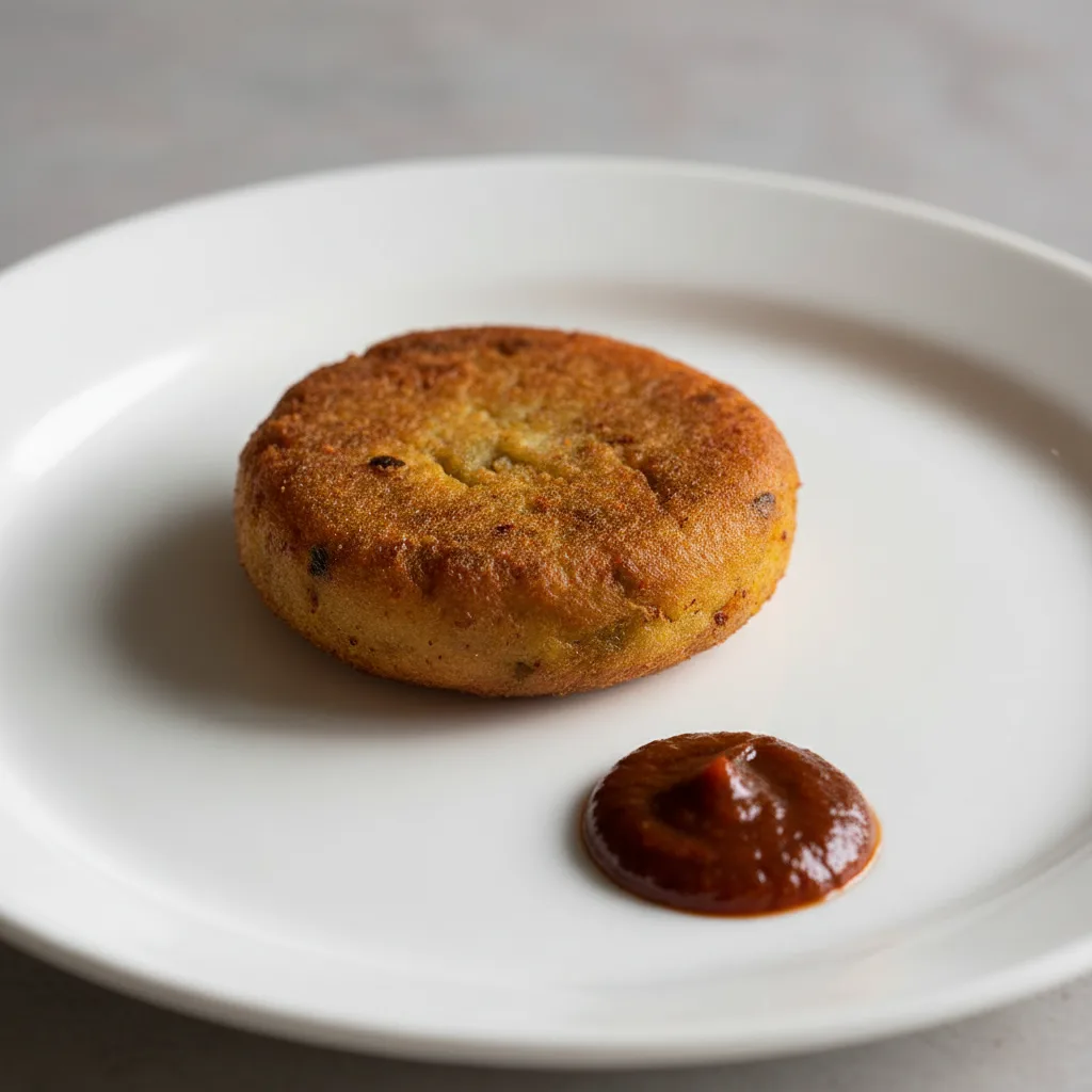 Aloo Tikki With Chutney (1 Piece) Aloo Tikki With Chutney (1 Piece)