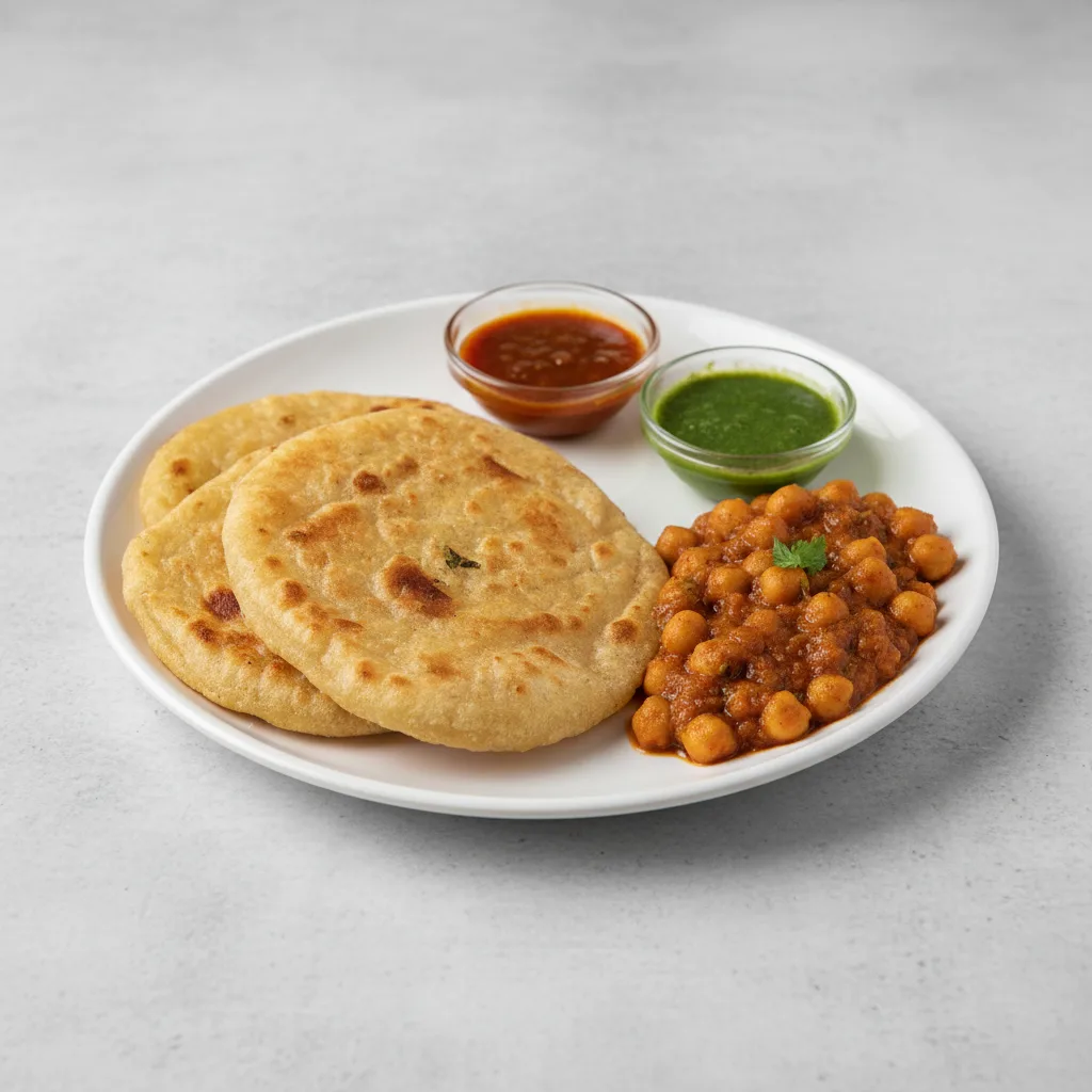 Amritsari Kulcha With Channa Amritsari Kulcha With Channa