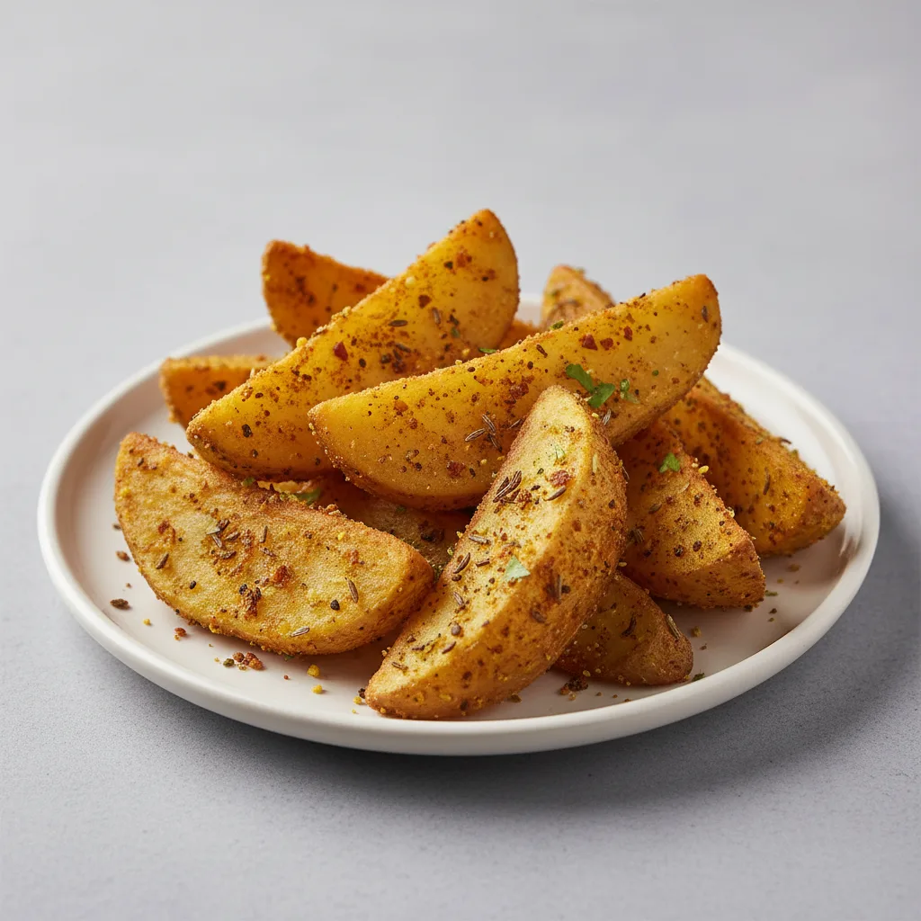 Masala Potato Wedges Masala Potato Wedges