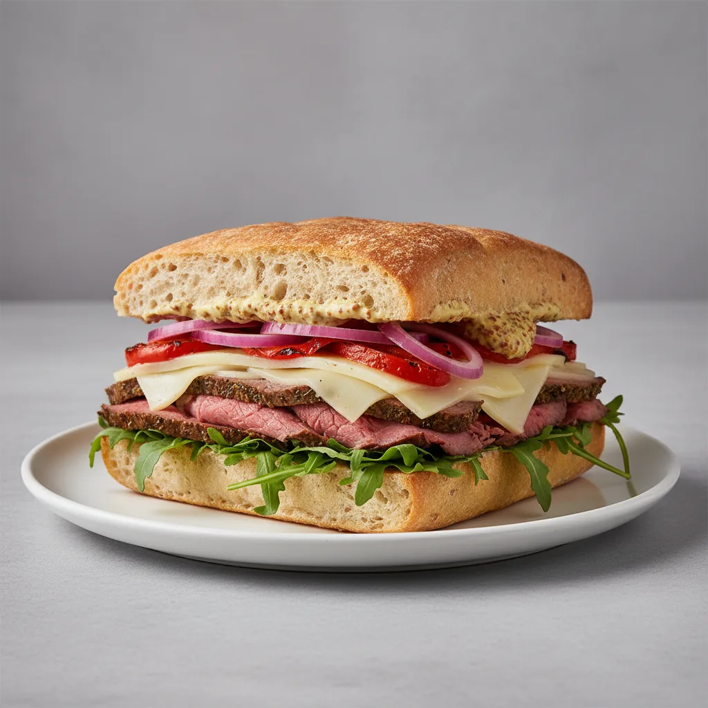 Beef and Provolone Sandwich