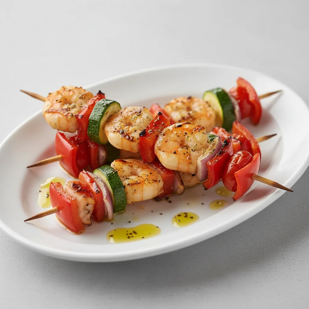 Grilled Shrimp and Vegetable Skewers Grilled Shrimp and Vegetable Skewers