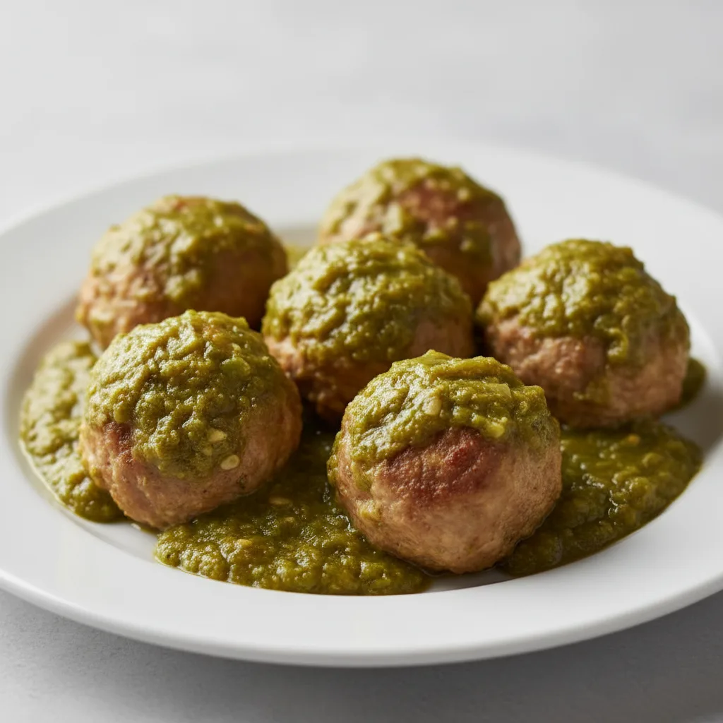 Verde Chicken Meatballs Verde Chicken Meatballs