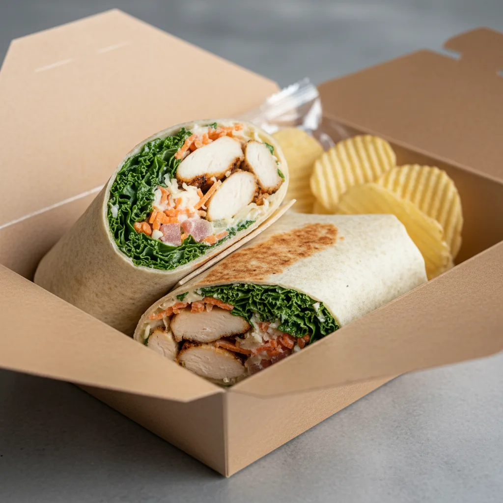 Grilled Chicken Caesar Wrap Boxed Lunch Grilled Chicken Caesar Wrap Boxed Lunch